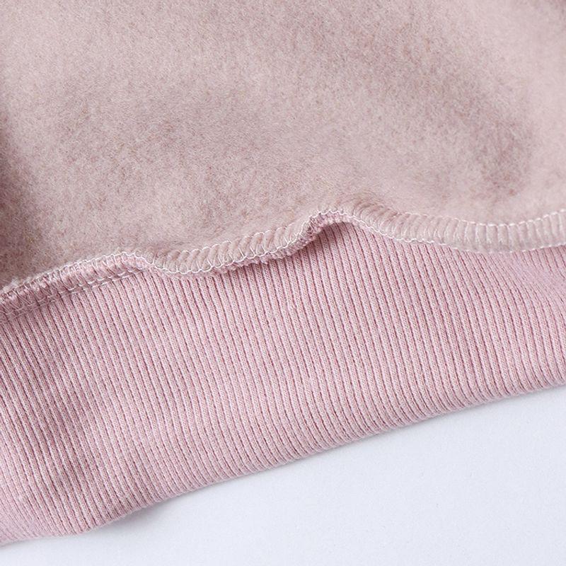 Japanese Order Hooded Fleece Lined Sweater Winter New Men's and Women's Same Style Long Sleeves Letters Plus Size Casual Pullover 30394