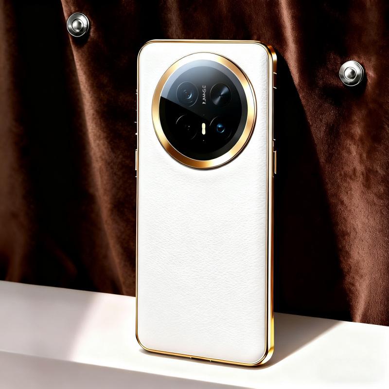 Applicable to Huawei mate11pro high-end leather mobile phone case business anti-drop lens all-inclusive new mate11 thin