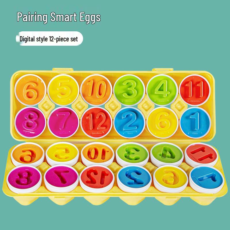 

Smart Egg Matching Set for 1-2-Year-Olds - Free Shipping | Early Education & Fine Motor Skills Training Aid