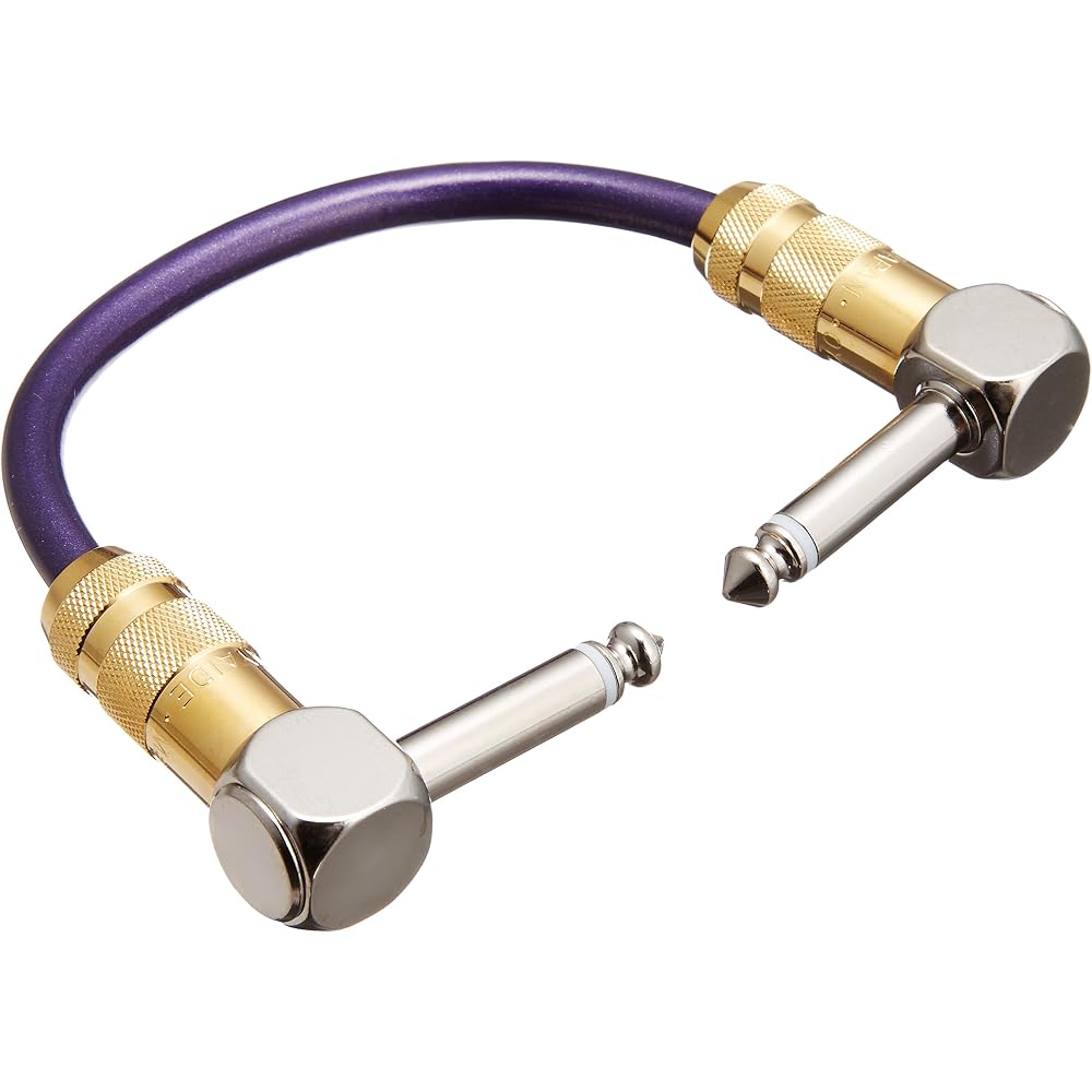 Oyaide Electric Guitar/Bass Cable (L-type to L-type) 0.15m G-SPOT CABLE LL/0.15