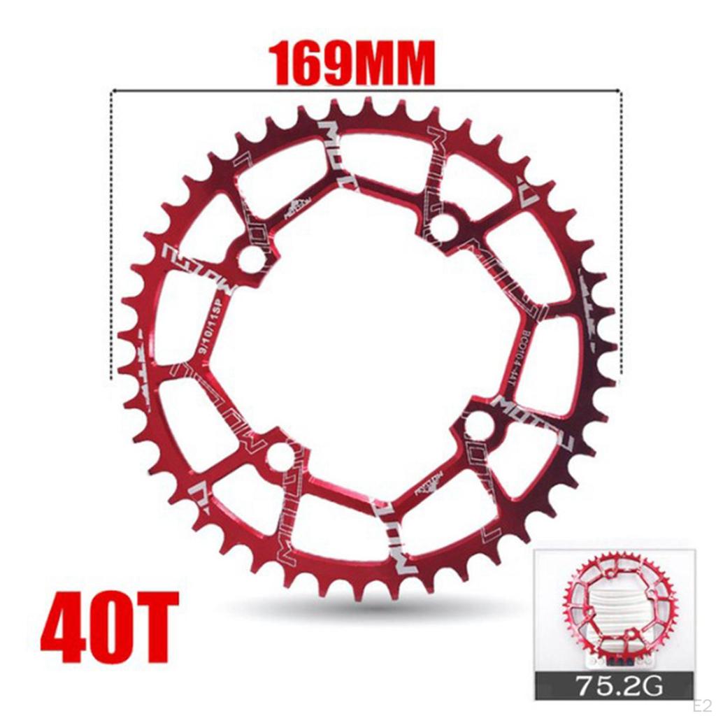 Chain 40T ~ 52BCD Road Bike Narrow Round Wheel Wide Sprocket Component Parts
