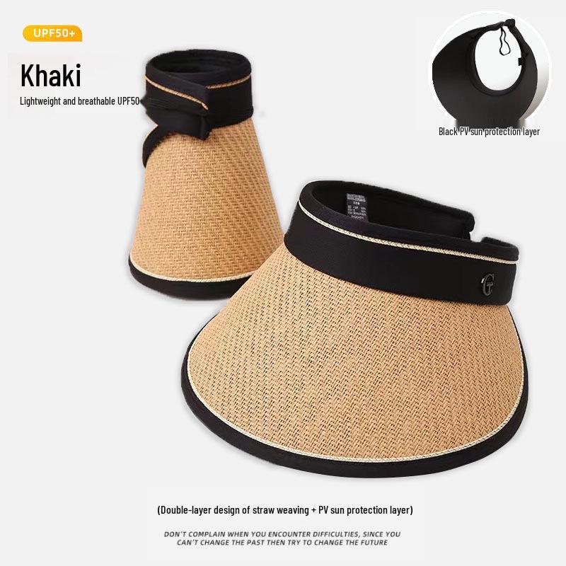 Faltbarer Sonnenhut für Damen mit breiter Krempe und UV-Schutz