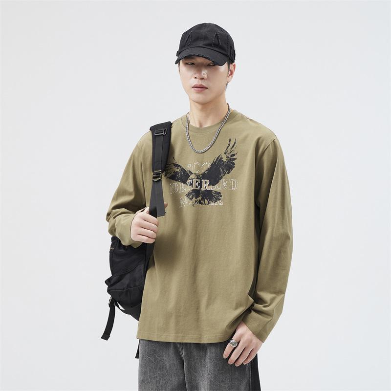 Футболка-свитер с длинными рукавами из хлопка — фото 4