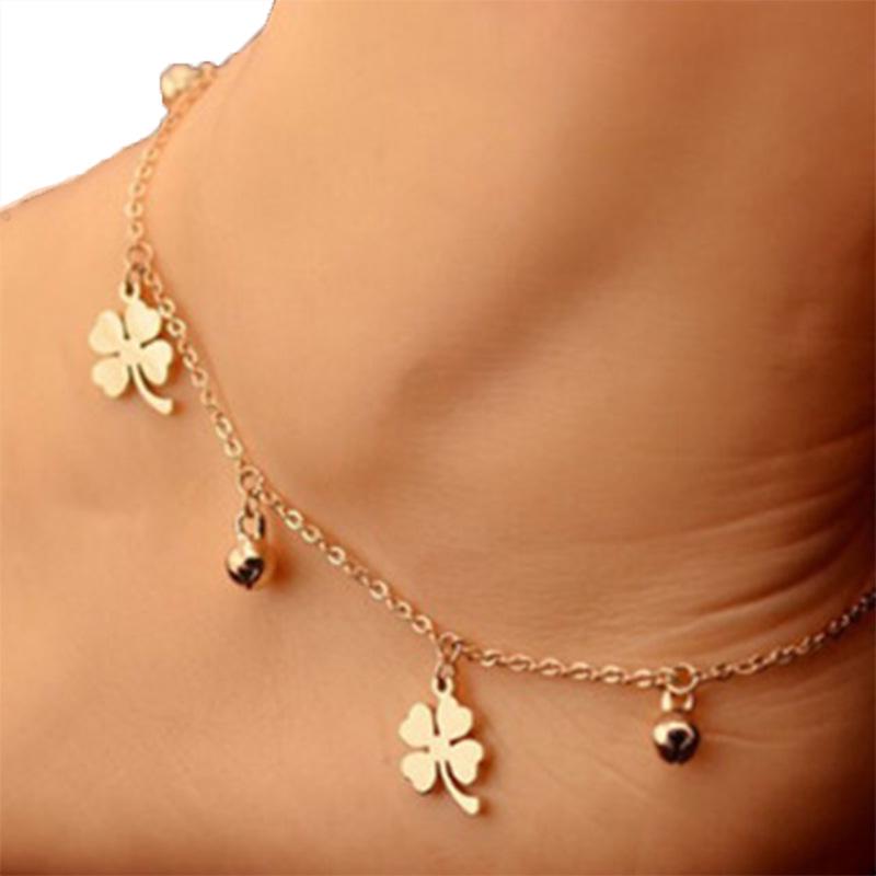 Japanese & Korean Style Three Bells Foot Anklet