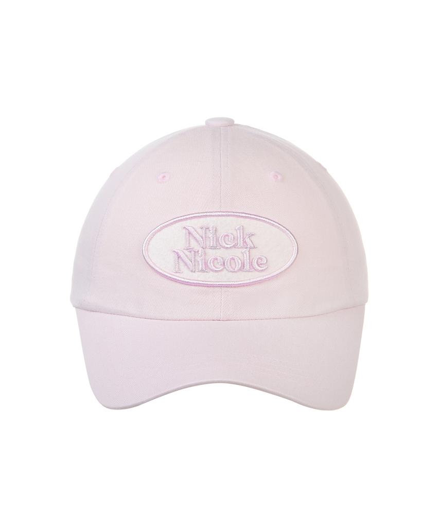 Nigaennikol Oval Wappen Ball Cap_Pastel Pink
