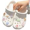 1Set New Crystal Shoe Charms Set Cute Animals Rainbow Candy Flower DIY Detachable Shoes Accessories