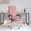 Day and Night - Day and Night Recliner Office Chair with Massage Pink Velvet