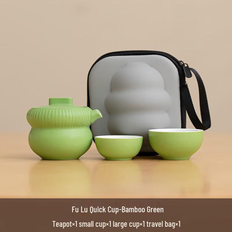 

Dongci Renfulu Portable Ceramic Travel Tea Set