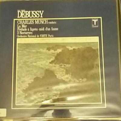 LP Record CLAUDE DEBUSSY, CHARLES MUNCH, ORCH - Charles Munch Conducts Debussy TVS34637 Turnabout US Classical Used