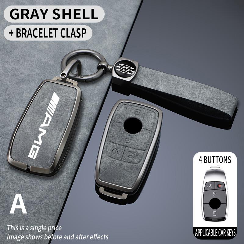 FGO2 New 2025 Car Remote Key Case Cover Shell for 2019 2020 Mercedes-Benz A220 E63S AMG E-Class GLE 350 4MATIC E300 E400 E43 W213 Acc