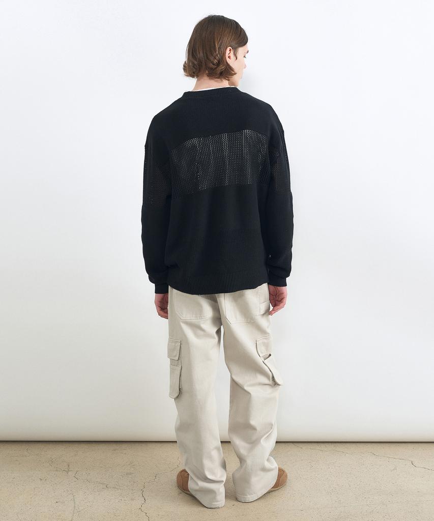 INSILENCE Garment Dried Combat Cargo Light Beige