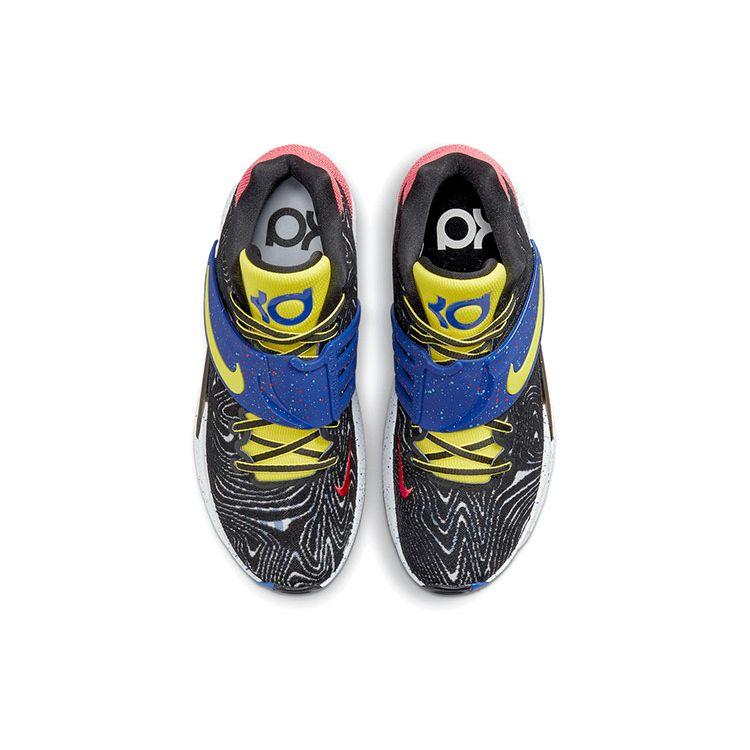 Nike KD 14 Pop Art Men Sneakers Black White Yellow-Strike CW3935-004