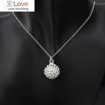 925 Stamped Silver Fireworks Pendant Necklace For Women Fashion Luxury Designer Party Wedding Jewelry Gifts