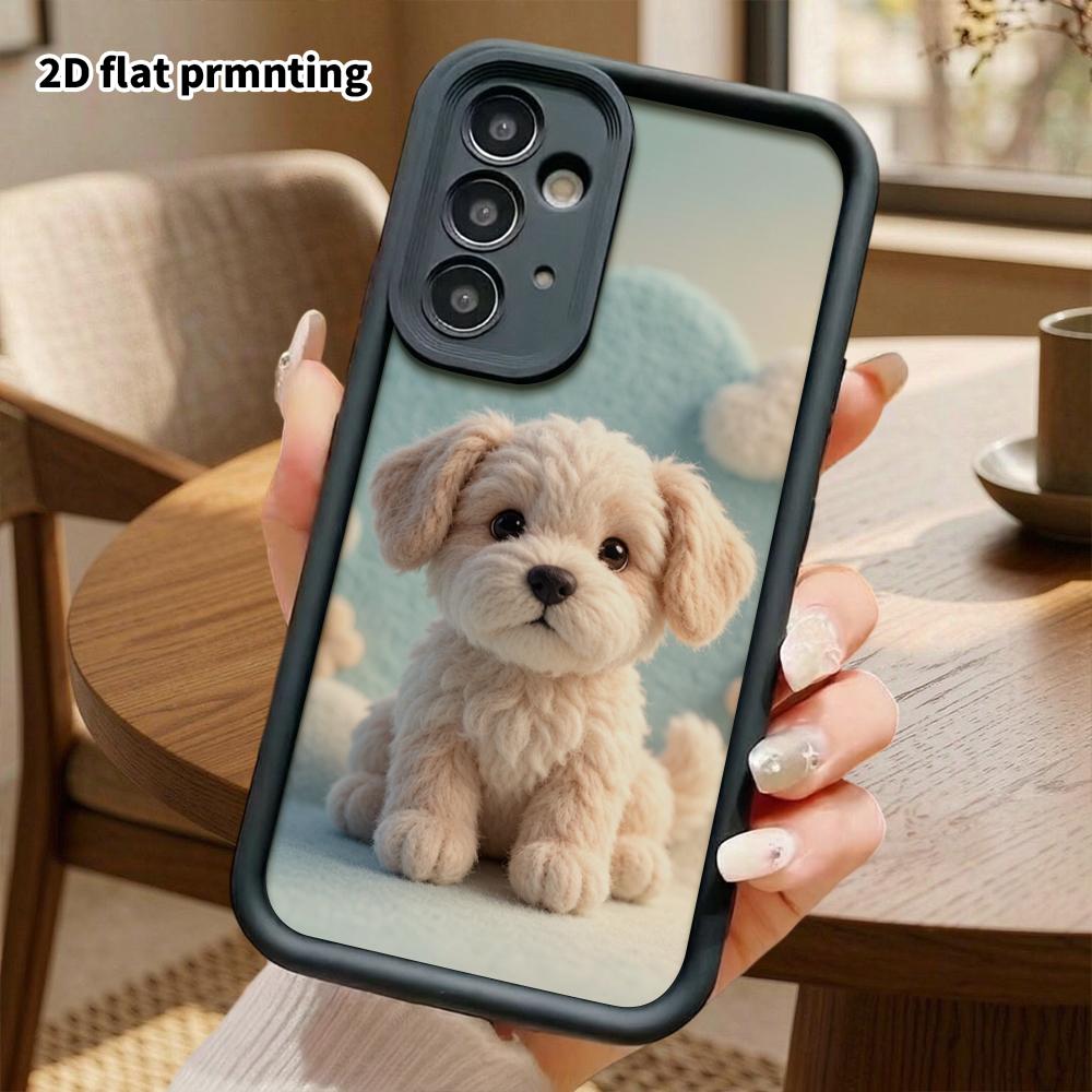 Phone Case: 2D Flat, Suitable for Samsung Galaxy A34 A35 M05 M06 S20 S22 S21 FE Plus 5G, Puppy Portrait, Perfect Christmas and Halloween Holiday Gift
