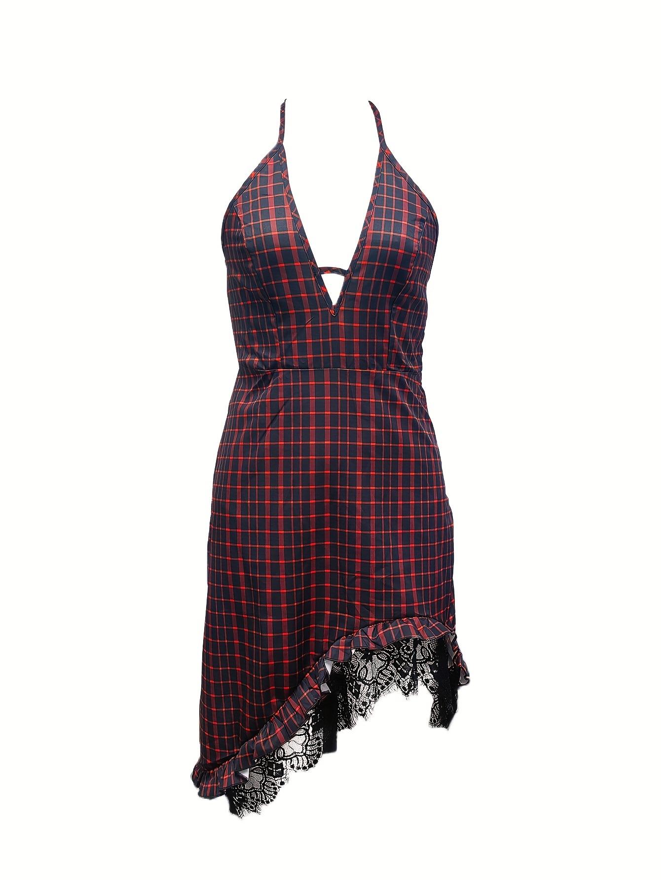 2025 European and American classic western denim style low collar, short dress S
