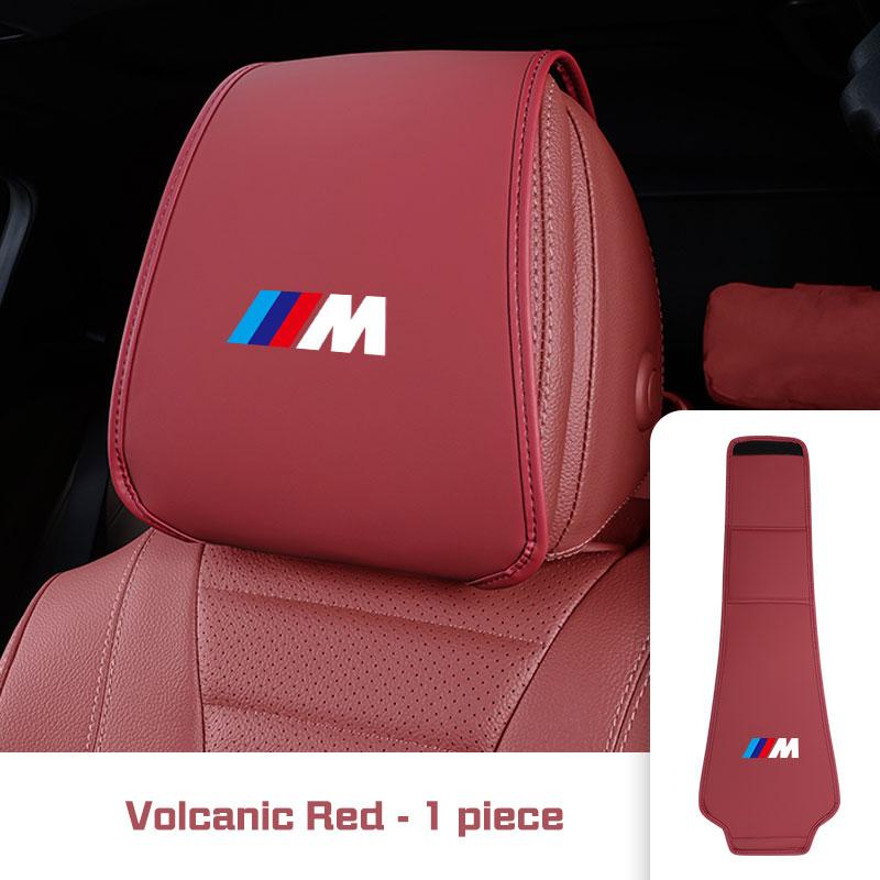 Leather Car Seat Headrest Protective Cover Accessories For BMW 1 2 3 4 5 6 7 Series G20 G30 F48 E90 E36 F30 F10 X1 X3 X4 X5 X6X7 II9