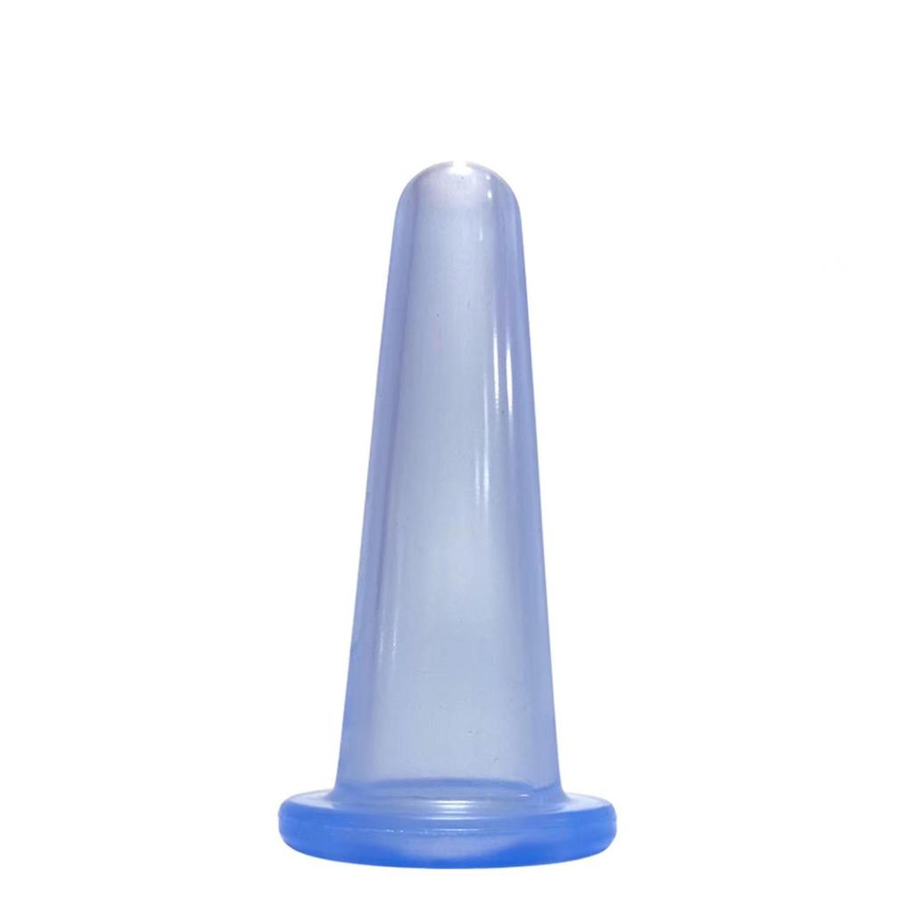 Dispozitiv transparent de silicon pentru masaj facial și cupping cu hidratare