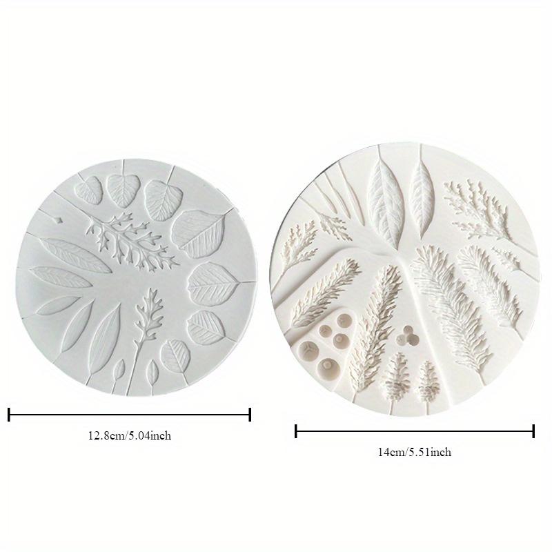 

2pcs/set Silicone Mold for Leaf & Pine Cone Wreaths - Versatile Crafting Tool for Candles Soaps Clay & Resin Projects