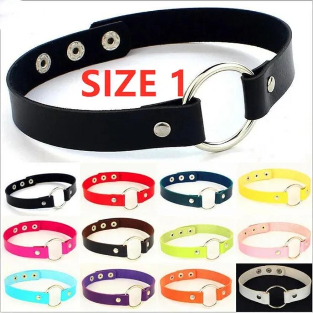 1 Adet Moda Punk Kadın Gotik Kalp Şekli Yüzük Deri Yaka Choker Kolye Kadınlar için Moda Takı Sevgililer Günü Hediyesi