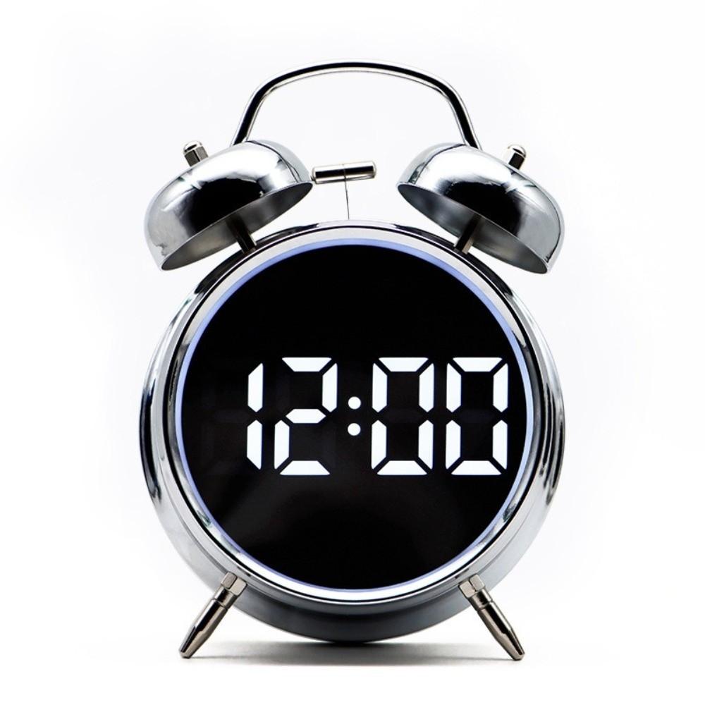 Extra Large Sound Alarm Clock Multifunctional with Night Light Number Clock with LED Screen Children Clock Household