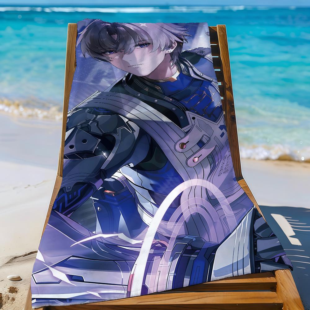 Game Xiangli Yao Wuthering Waves Towel Sports Quick Dry Travel Camping Gear Sandproof Soft Light Large Beach Towel