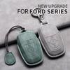 Car Remote Key Case Cover Holder for Ford Raptor F150 Edge Fusion Mustang Explorer F150 F250 F350 Ecosport Leahter Keychain Fob