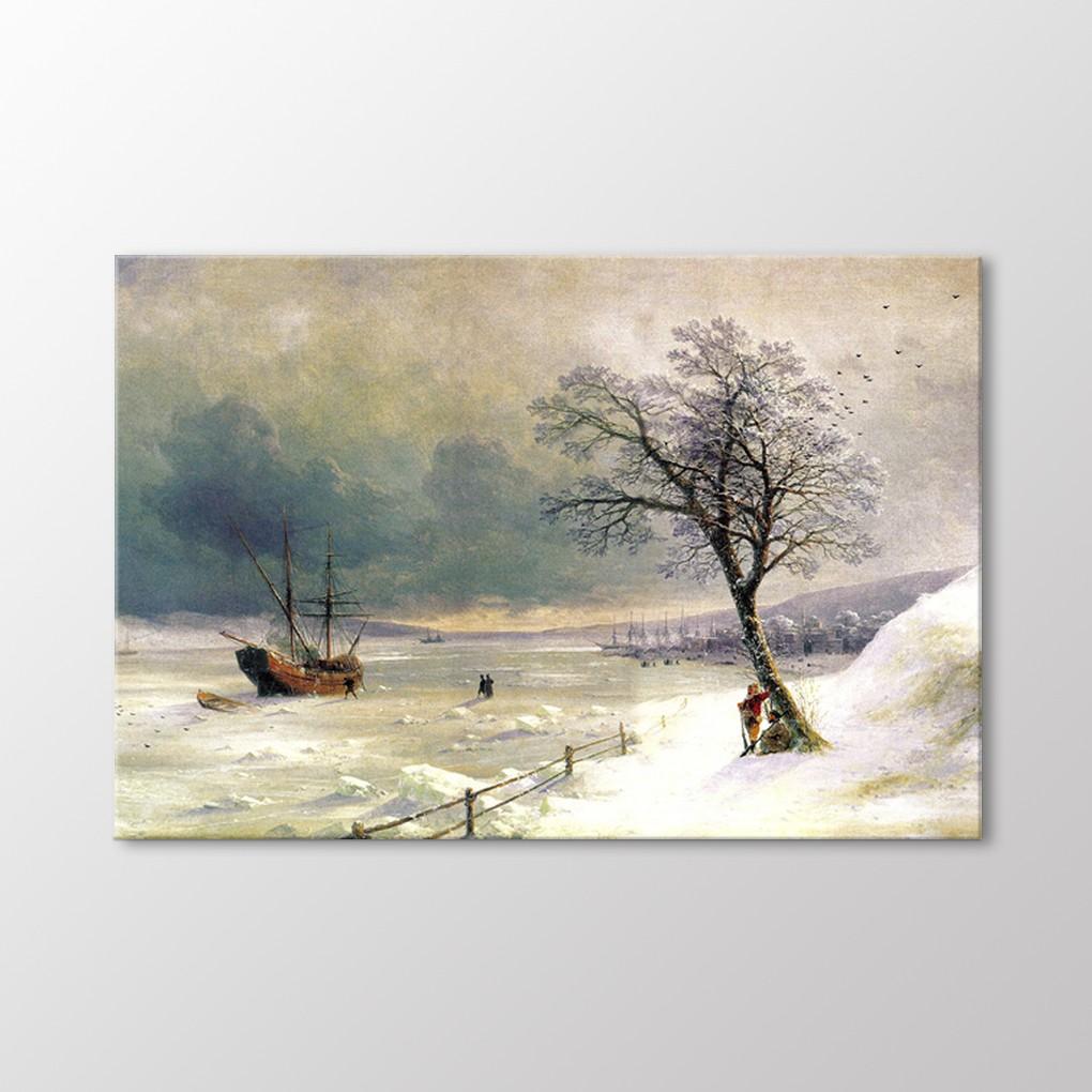 

Морозный Босфор под снегом, 1874 г. Картина