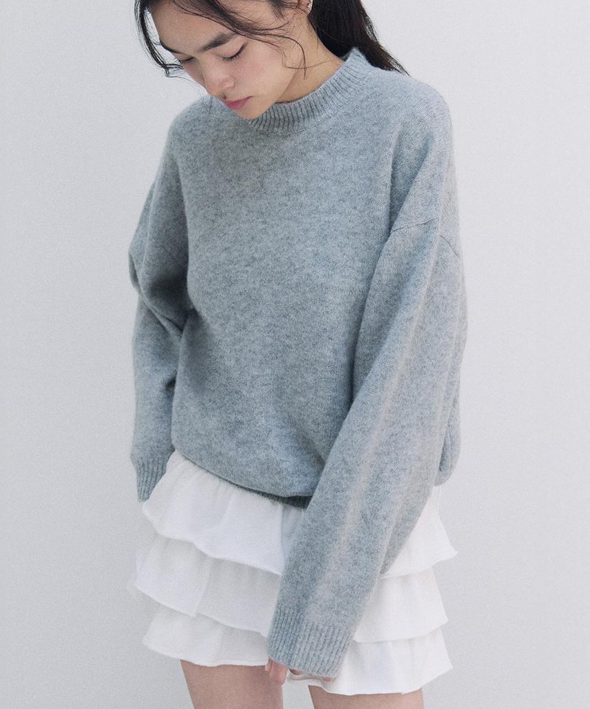ROLAROLA Nubasic Basic Knit Pullover Gray