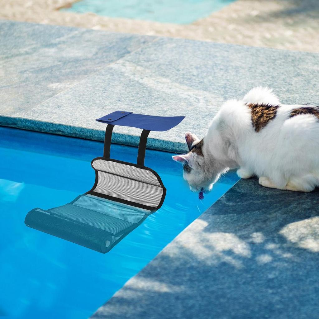 Animal Saving Escape Ramp Foldable Oxford Fabric Escape Ramp Blue Critter Escape Ramp Space Saving Animal Saver for Ponds Spas
