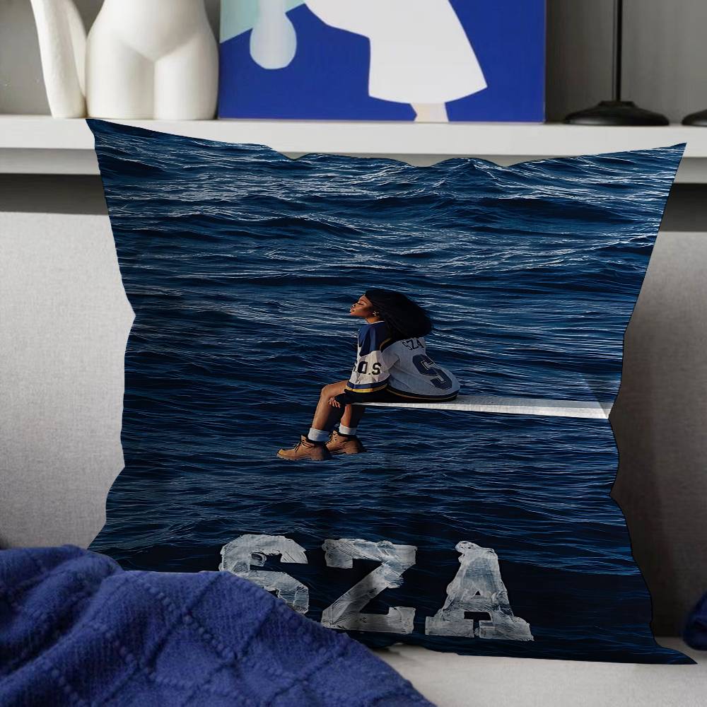Star Singer S-Sza Pillow Cover Design Cushion Cover Decor Holiday Decorati