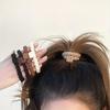 5 PCs Minimalist Twist Hair Ropes Set Soft High Elastic Hair Rings Casual Versatile Ponytail Hair Scrunchies