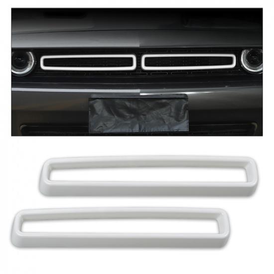 Griglia Anteriore Bianca Cornice Trim per Dodge Challenger 2015- Accessori