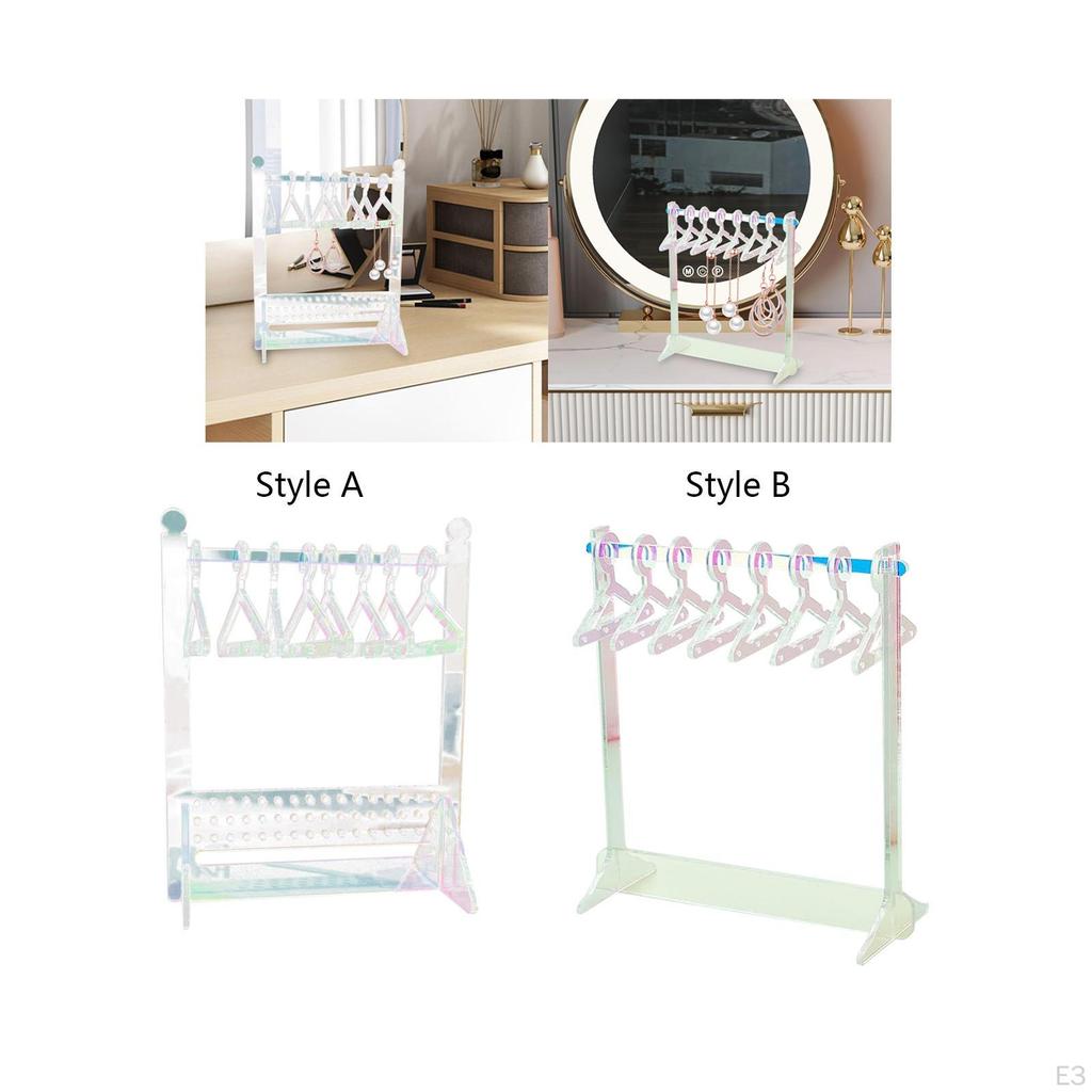 Earrings Display Stand Earring Storage Holder Jewelry Modern Acrylic Stylish Gift Mini