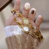 Woman Colorful Shell Vintage Wristwatch Bracelet Dial Analog Quartz Watch Clock Girls Gifts