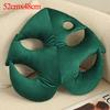 INS Green Leaf Pillow Plush Stuffed Plants Monstera Philodendron Seat Cushion Plushie Peluche Sofa Chair Home Decorate Prop