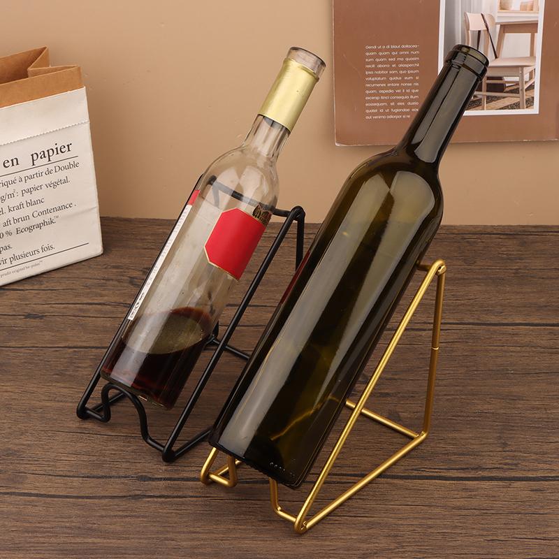 1 Pcs Wine Bottle Rack Countertop Wine Bottle Display Rack Wine Storage Rack Simple Home Counter Decoration