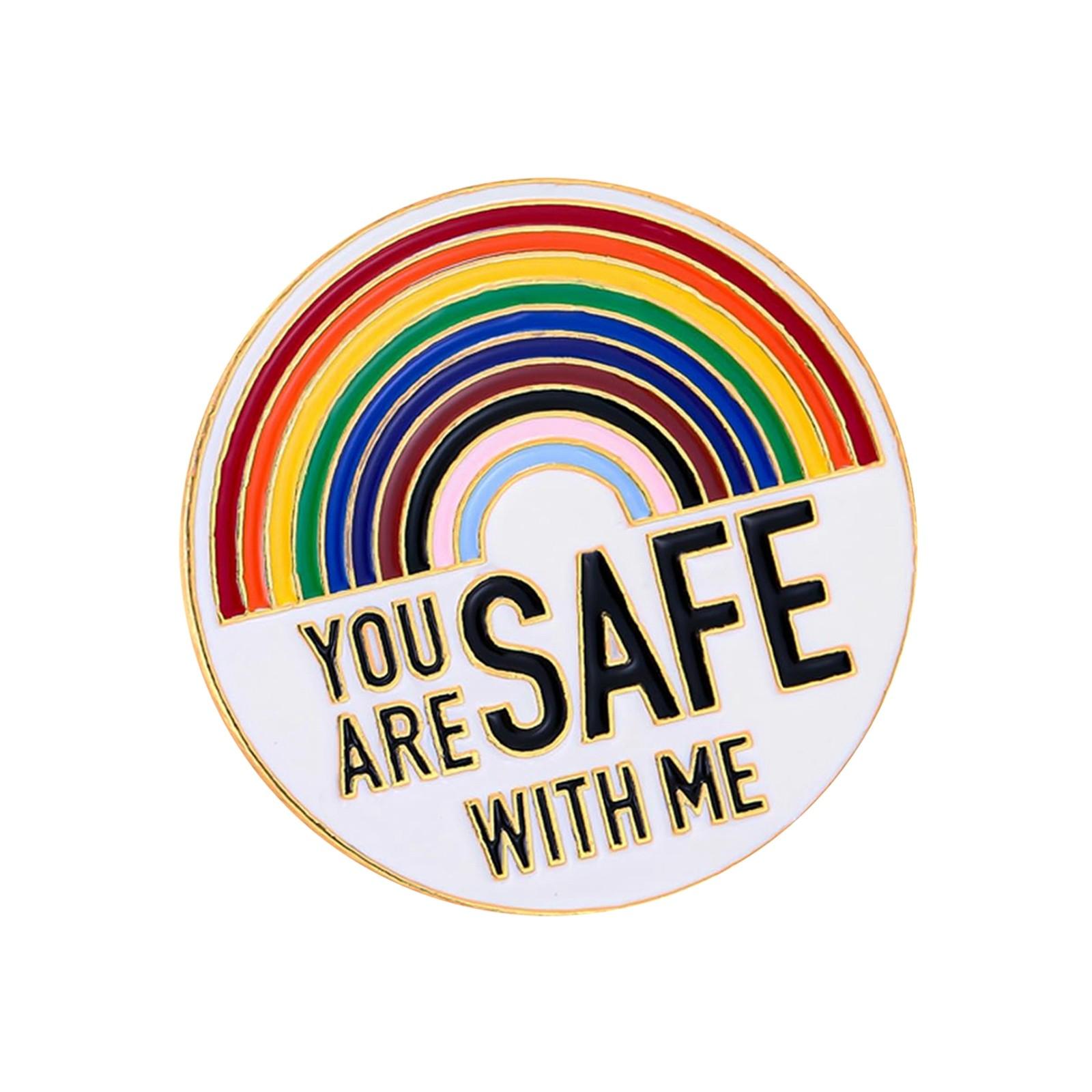 

Креативная брошь с узором One Size белый