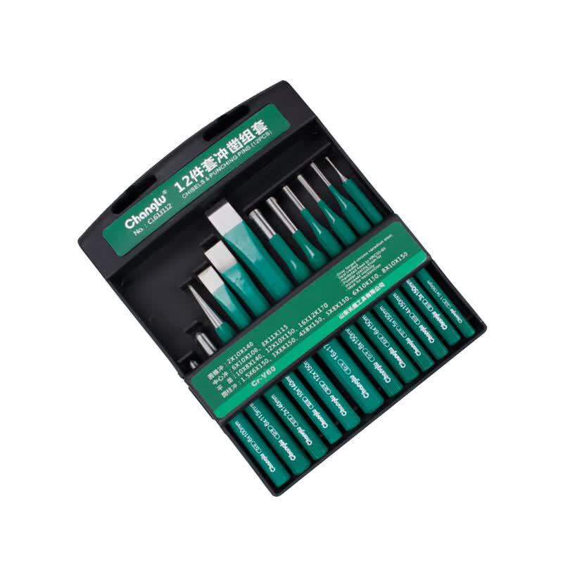 Changlu 12-Piece Alloy Punch & Chisel Set