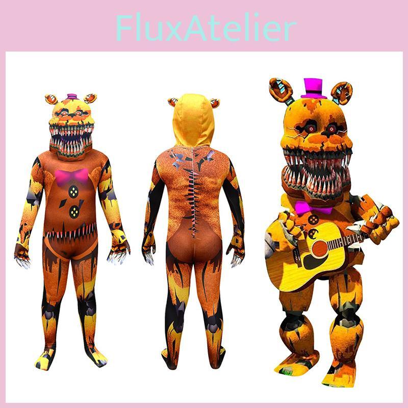 Nights Five At Freddys Childrens Cosplay Costume Halloween Suit Masquerade