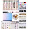 Nail Styling Tools With Artistic Tweezers Dotting Gadgets Beads And Adhesive French Tips For Home Salon Use