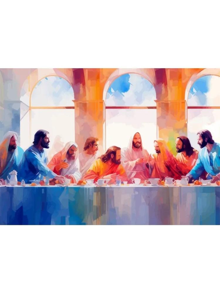 Diy Diamond Painting Religious Leader Mosaic 5d Full Diamond Embroidery Cross Embroidery Set Diy Home Decoration Painting Art