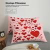 Valentinstag 3D Digitaldruck Polyester Dreiteiliger Bettbezug Bettwäsche Bettbezug Kissenbezug