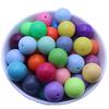 Online Sale Big 20mm Chunky Round Charm Colorful Red Acrylic Beads