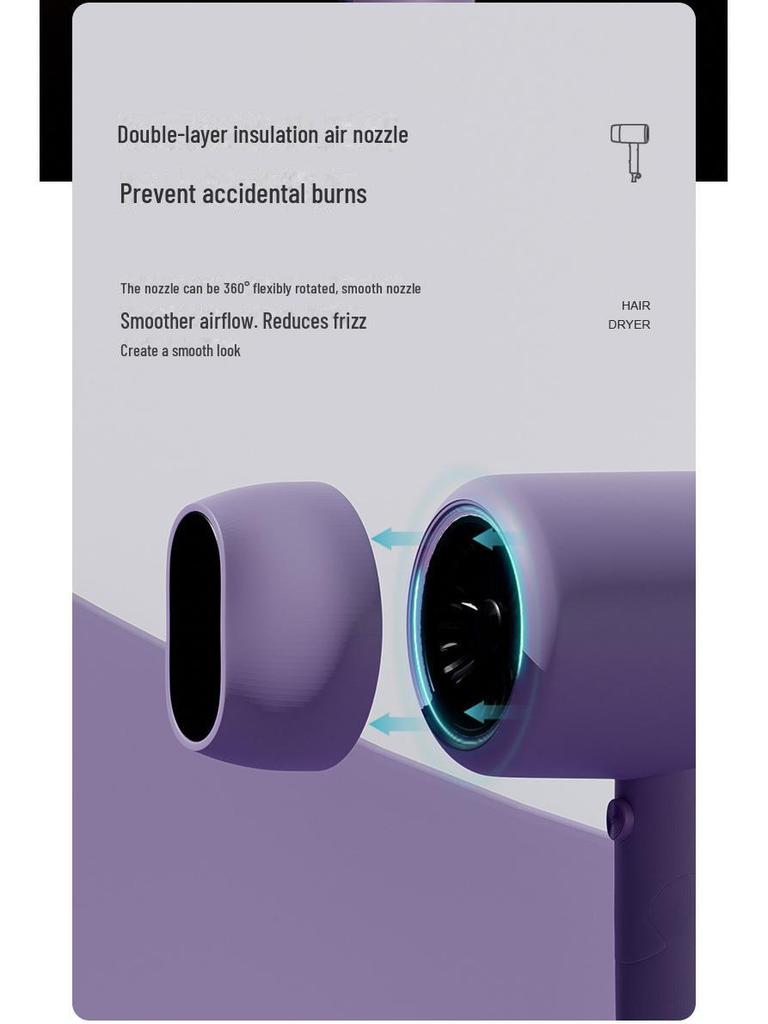 "Guangba High-Power Hair Dryer: Quick-Dry & Gentle on Hair, Ideal for Home Use."