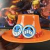 Anime Coffee Mug With Saucer Creative Luffy Ace Sabo Three Brothers Hat Shaped Ceramic Coffee Cup Child'S Birthday Gift Cup