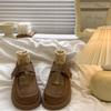 Plateauschuhe mit dicker Sohle für Damen 2024 neue Sommer Mary Jane Schuhe Einzelne Schuhe Nischendesign Französische kleine Lederschuhe