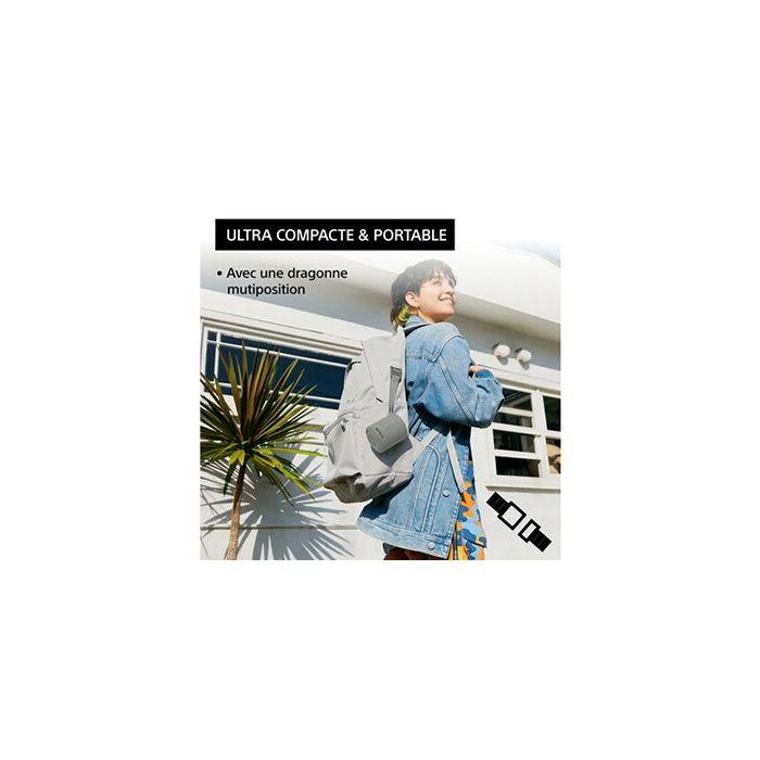 Enceinte Nomade Bluetooth - SONY - SRS-XB100 - Autonomie 16h - Étanche IP67 - Son Puissant