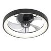 Smart Variable Frequency Ceiling Fan Light for Bedroom & Dining Room (110V, US/Japan Standard)