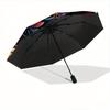 1pc Colorful Dragon Battle Automatic Opening and Closing Umbrella - Small Umbrella Suitable for Various Occasions C064