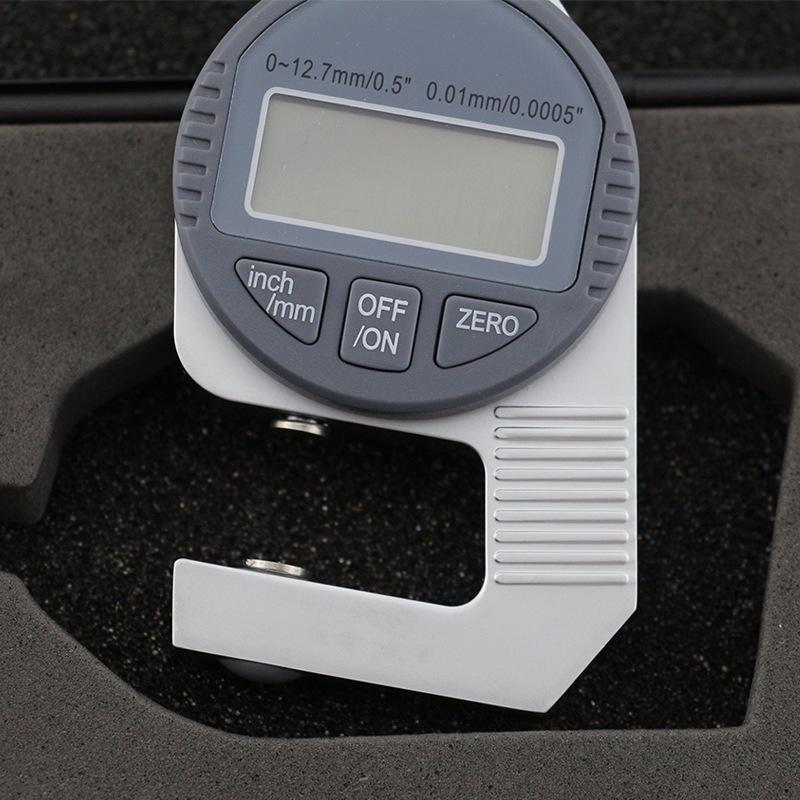 High-Precision Digital Thickness Gauge 0-10mm for Leather, Fabric, Paper